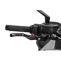 Puig SHORT BRAKE LEVER 4.0. (Black) Selector: RED