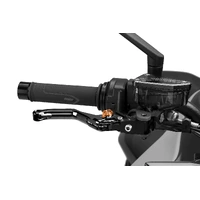 Puig SHORT BRAKE LEVER 4.0. (Black) Selector: ORANGE