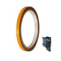 Puig Universal Wheel Rim Strips (Gold) With Applicator