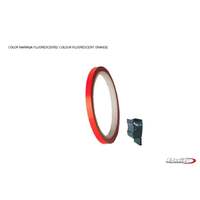 Puig Universal Wheel Rim Strips (Orange) With Applicator