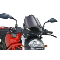 Puig New Generation Sport Screen To Suit Ducati Monster 696/796/1100/S/Evo (Dark Smoke)