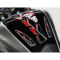 Puig Tank Pad Wings Yamaha (Red)-Black