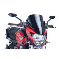 Puig Racing Screen To Suit Aprilia Shiver 750 (2010 - 2016) - Dark Smoke