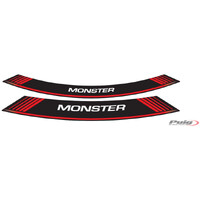 Puig Kit 8 Rim Strips Monster (Red)