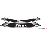 Puig Kit 8 Rim Strips T-Max C/White
