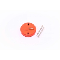 MG Biketec Brake Fluid Tank Cover To Suit Various KTM Models (Orange)