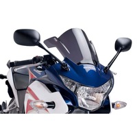Puig Z-Racing Screen To Suit Honda CBR250R (2011 - 2015) - Dark Smoke