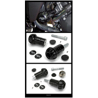 Puig R12 Frame Sliders To Suit Aprilia RSV4 Factory/Tuono V4R (Black)