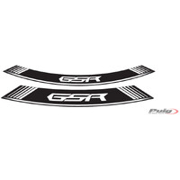 Puig Kit 8 Rim Strips GSR C/White