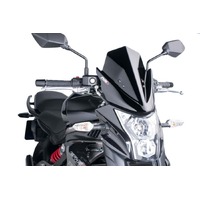 Puig New Generation Sport Screen To Suit Kawasaki ER-6N (2012 - 2016) - Black
