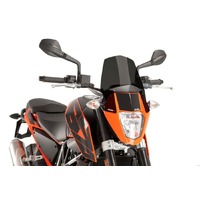 Puig New Generation Sport Screen To Suit KTM 690 Duke (2012 - 2020) - Dark Smoke