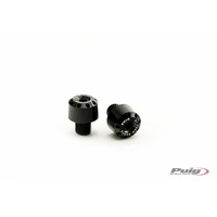 Puig Short Bar Ends Aluminium Kawasaki (Silver)