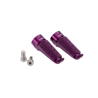 Puig PAIR FOOTRESTS HI-TECH RACING RIGHT/LEFT C/PURPLE