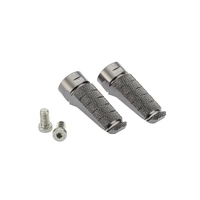 Puig PAIR FOOTRESTS HI-TECH PILOT RIGHT/LEFT (Titanium)