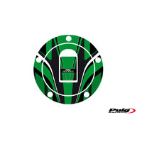 Puig Fuel Cap Cover Radical Kawasaki (Green)
