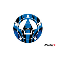 Puig Fuel Cap Cover Radical Kawasaki (Blue)