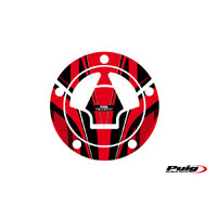 Puig Fuel Cap Cover Radical Kawasaki (Red)