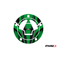 Puig Fuel Cap Cover Radical Kawasaki (Green)