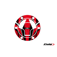 Puig Fuel Cap Cover Radical Kawasaki (Red)