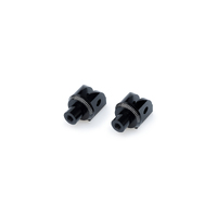 Puig Pair Footrest Fixation Pilot Rh/Lh BMW (Black)