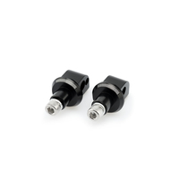 Puig Passenger Footpeg Adaptor To Suit Various Suzuki Models (Black)