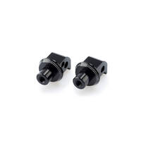 Puig Rear Footpeg Adaptors For Various Models (Black)