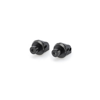 Puig Rear Footpeg Adaptors For Various Honda Models (Black)