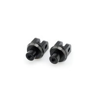 Puig Rider Footpeg Adaptors To Suit Various Models (Black)
