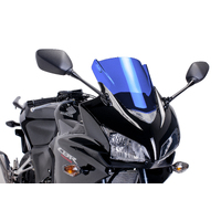 Puig Z-Racing Screen To Suit Honda CBR500R (2013 - 2015) - Blue