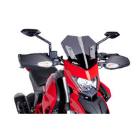Puig New Generation Sport Screen To Suit Ducati Hypermotard 821/SP/939/SP (Dark Smoke)