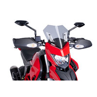 Puig New Generation Sport Screen To Suit Ducati Hypermotard 821/SP/939/SP (Smoke)