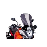 Puig Touring Screen To Suit Various KTM Adventure Models (Dark Smoke)