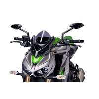 Puig New Generation Sport Screen To Suit Kawasaki Z1000/R (Dark Smoke)