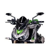 Puig New Generation Sport Screen To Suit  Kawasaki Z1000/R (Black)