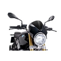 Puig Retrovision Screen To Suit BMW R Nine T / Pure (Black)