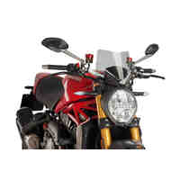 Puig New Generation Sport Screen To Suit Ducati Monster 797/821/1200 (Smoke)