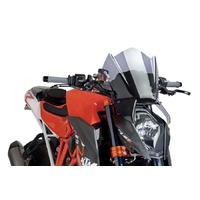 Puig New Generation Sport Screen To Suit KTM 1290 Superduke R 2014 - 2016 (Smoke)