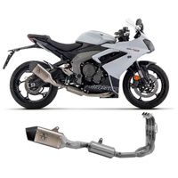 Arrow Exhaust - Titanium For Triumph Daytona 660 2024 Full System Exhaust Racing Veloce