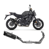 Arrow Exhaust - Yamaha Mt-09 / Sp 2024 Racing Full System Exhaust Indy Race Evo Dark Aluminium Carbon End Cap