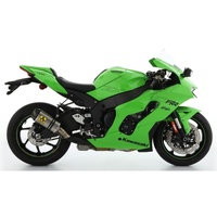 Arrow Exhaust - Kawasaki Zx-10rr 2021 > 2023 Exhaust Muffler + Link Pipe Nokat Indy Race Half System Titanium
