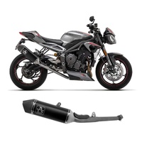 Arrow Exhaust - Triumph Street Triple 765 2020 > 2024 Exhaust Muffler Veloce Black Aluminum