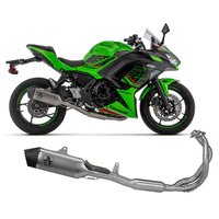 Arrow Exhaust - Kawasaki Ninja 650 2024 Full System Exhaust E5 Veloce Titanium