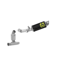 Arrow Exhaust - KTM 890 Duke R 2020 > 2023 Exhaust Muffler + Link Pipe Nokat Gp2 Nichrom Black