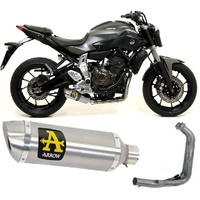 Arrow Exhaust - Yamaha Mt-07 2017 > 2020 Full Exhaust Thunder Aluminium