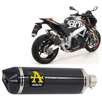 Arrow Exhaust - Aprilia Rsv4 1100 Factory 2019 > 2020 Approved Catalytic Link Pipe+carbon Exhaust Carbon End Cap