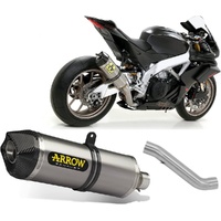 Arrow Exhaust - Aprilia Rsv4 1100 Factory 2019 > 2020 Racing Link Pipe+titanium Exhaust Carbon End Cap