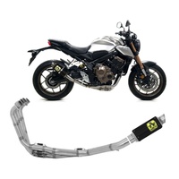 Arrow Exhaust - Honda Cbr 650 R 2019 > 2023 Exhaust System Racing Collectors Racing Gp2 Nichrom Black