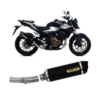 Arrow Exhaust - Honda Cbr 500 R 2019 > 2020 Header+exhaust Approved Aluminum Black