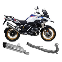 Arrow Exhaust - BMW R 1250 Gs 2019 > 2023 Maxi Race-tech Racing Titanium/steel Full System Exhaust Carbon End Cap