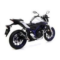 Arrow Exhaust - Yamaha YZF R3 2021 > 2023 Exhaust Thunder Carbon End Cap Aluminium Dark